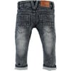 Classic Silhouette Denim Pants, Grey Blue - Jeans - 2