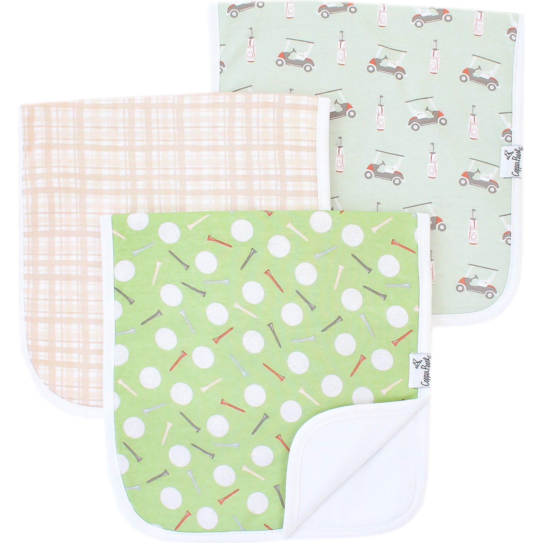 Bogey Premium Burp Cloths - Burp Cloths - 1