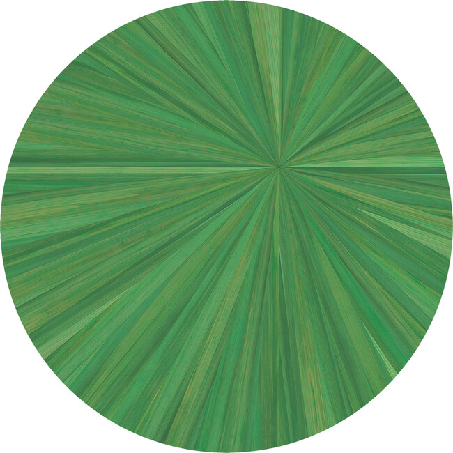 Tribeca Round Placemat/Charger, Kelly Green