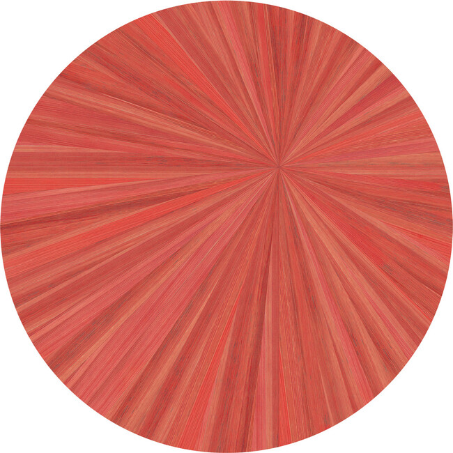 Tribeca Round Placemat/Charger, Coral