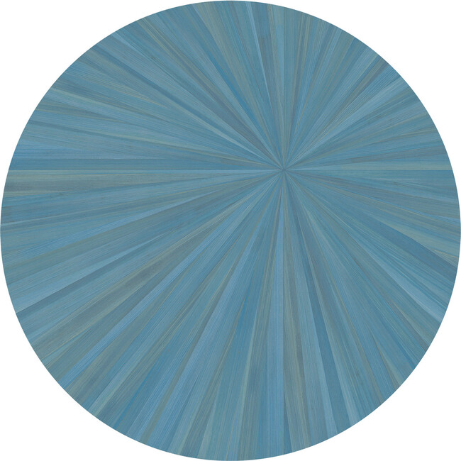 Tribeca Round Placemat/Charger, Ocean Blue