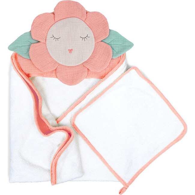 Petit Flower Towel And Washcloth Set