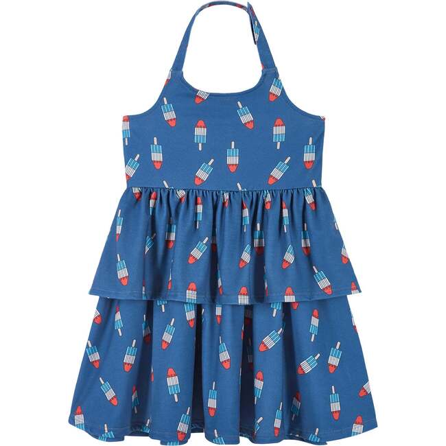 Rocket Popsicle Dress, Blue
