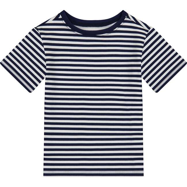 Navy Stripe Tee Shirt, Navy