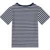 Navy Stripe Tee Shirt, Navy - Tees - 2