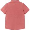 Knit Button-Up Shirt, Red - Shirts - 3