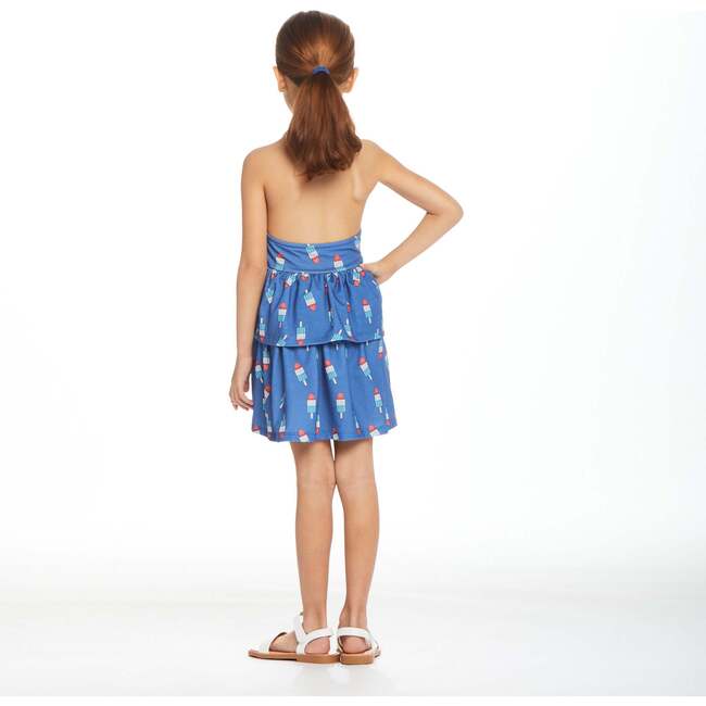 Rocket Popsicle Dress, Blue - Dresses - 3