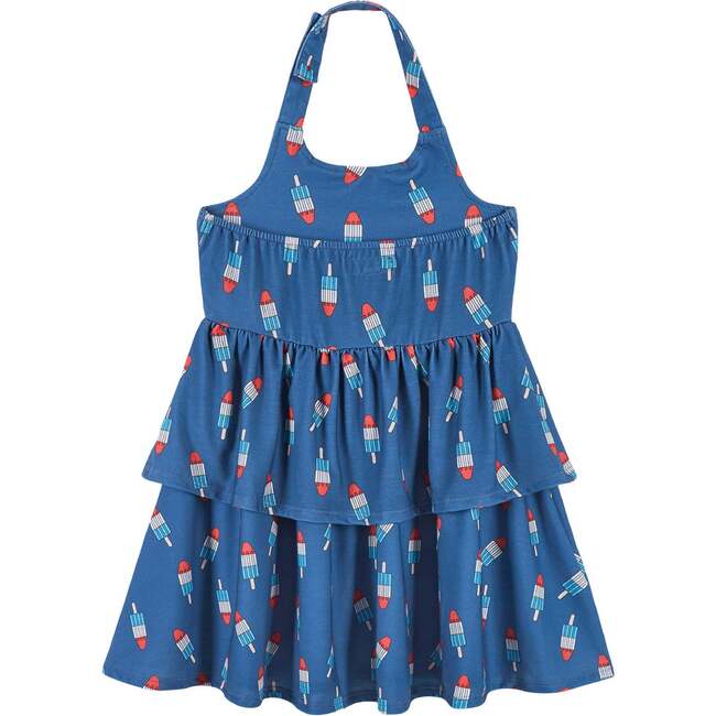 Rocket Popsicle Dress, Blue - Dresses - 4