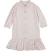 Geometric Peplum Dress, Pink - Dresses - 1 - thumbnail
