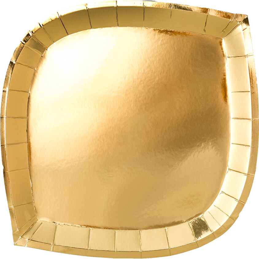 Posh Gold To Go Charger Plates - Party - 1