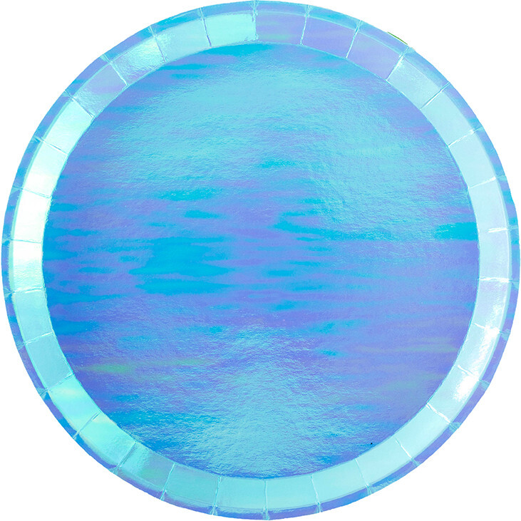 Posh Bubble Mint Round Dessert Plates - Party - 1