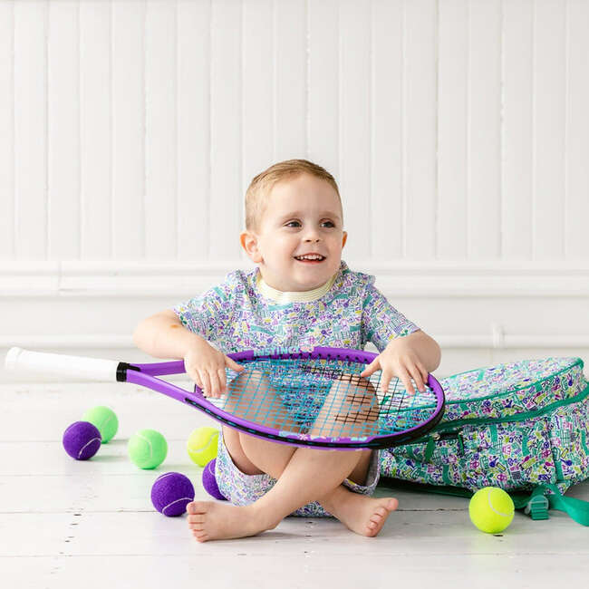 Tennis Short Pajamas, Multi - Pajamas - 2