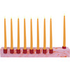 Licht Eco Resin Sleek Menorah, Sunset - Menorahs & Candles - 1 - thumbnail