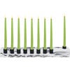 Licht Eco Resin Sleek Menorah, Ebony - Menorahs & Candles - 1 - thumbnail