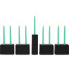 Licht Ceramic Blox Menorah, Ebony - Menorahs & Candles - 1 - thumbnail