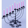 Licht Wire Twirly Menorah, Midnight - Menorahs & Candles - 2