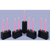 Licht Ceramic Blox Menorah, Ebony - Menorahs & Candles - 2