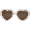Kids Heart Sunglasses, Marshmallow - Sunglasses - 1 - thumbnail