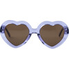 Kids Heart Sunglasses, Blackberry - Sunglasses - 1 - thumbnail