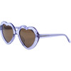 Kids Heart Sunglasses, Blackberry - Sunglasses - 4