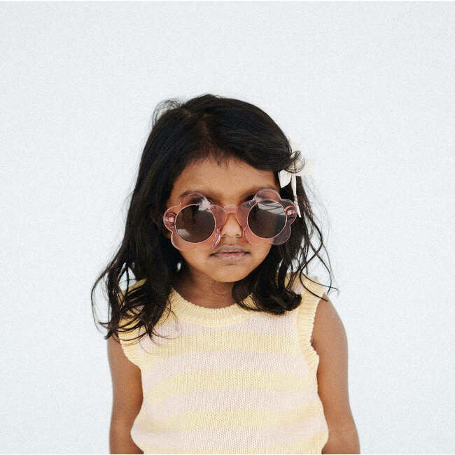 Kids Flower Sunglasses, Rosewater - Sunglasses - 5