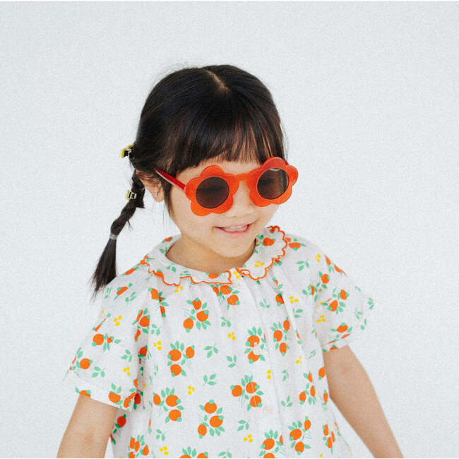Kids Flower Sunglasses, Cherry - Sunglasses - 6