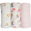 Bamboo Swaddles 3 PK, Pretty in Pink - Swaddles - 1 - thumbnail