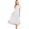 Women's Vienna Maxi, White Carnival Jamdani - Dresses - 1 - thumbnail