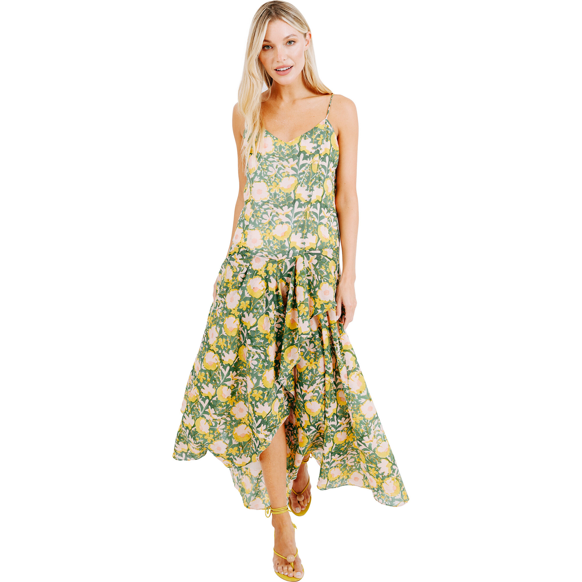 chinese dress ladies Floreale Backless Maxi Dress