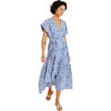 Women's Oaxaca, Azure Ikat - Dresses - 1 - thumbnail