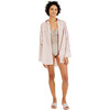 Women's Kyoto Blouse, Bronze Stripe - Blouses - 1 - thumbnail