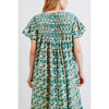 Women's Vienna Pintucked Dress, Seaglass - Dresses - 6 - thumbnail