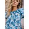 Women's Vienna Maxi, Indigo Bloom - Dresses - 2