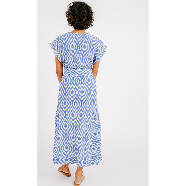 Women's Oaxaca, Azure Ikat - Dresses - 3