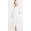 Women's Faro Caftan, White - Dresses - 3