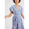 Women's Oaxaca, Azure Ikat - Dresses - 4