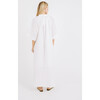 Women's Faro Caftan, White - Dresses - 4