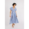 Women's Oaxaca, Azure Ikat - Dresses - 5