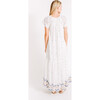 Women's Vienna Maxi, White Carnival Jamdani - Dresses - 6