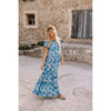 Women's Vienna Maxi, Indigo Bloom - Dresses - 3