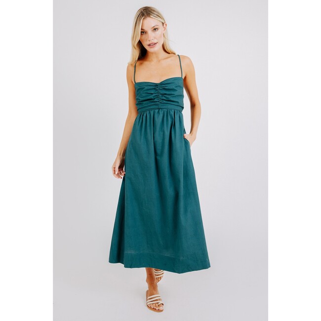 Women's Deia Dress, Spruce - Dresses - 4
