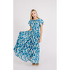 Women's Vienna Maxi, Indigo Bloom - Dresses - 6
