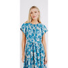 Women's Vienna Maxi, Indigo Bloom - Dresses - 7