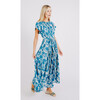 Women's Vienna Maxi, Indigo Bloom - Dresses - 8