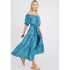 Women's Capri Maxi, Indigo Rain - Dresses - 4 - thumbnail