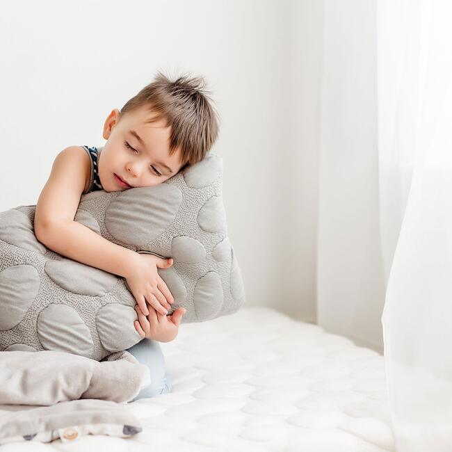 Little Pebble Zipper-Free Pillow, Misty - Pillows - 2