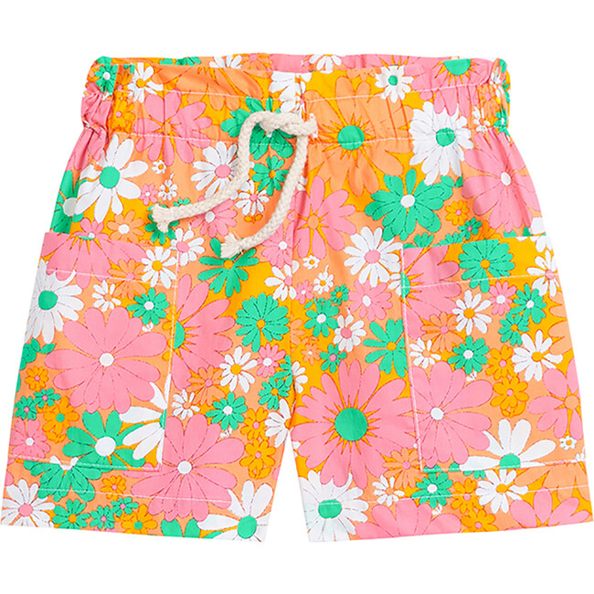 Patch Pocket Shorts, Retro Floral