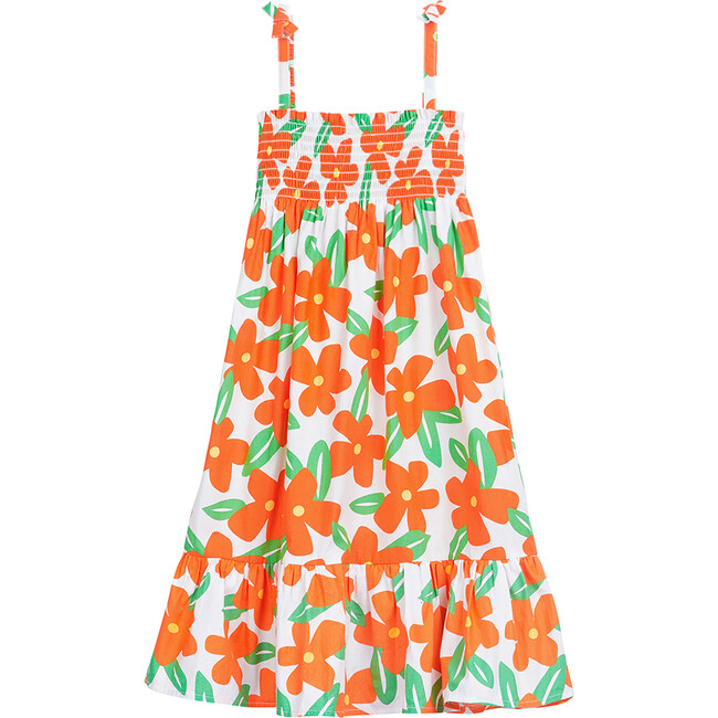 Lucy Dress, Tangerine Melrose Floral