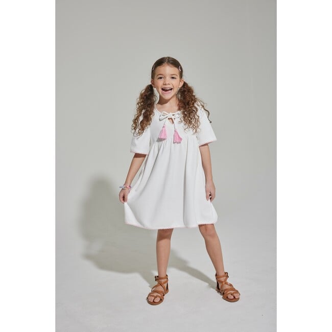 Riviera Dress, White Terry - Dresses - 2