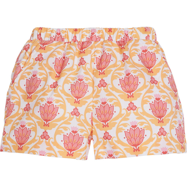 Basic Shorts, Coral Lotus Blossom